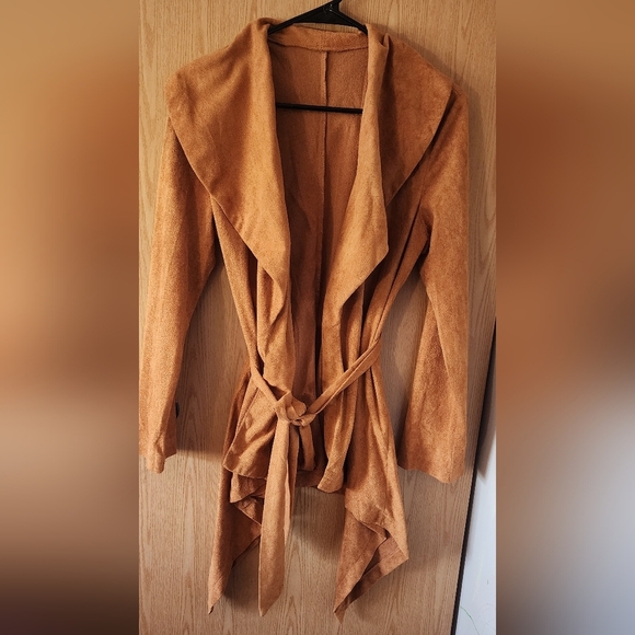 SHEIN Jackets & Blazers - Elegant Tan Women's Coat